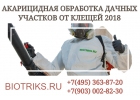 Обработка участков и дач от клещей в Раменском